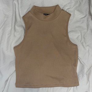 high neck tank top